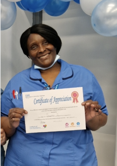 Mary Mokosera NHS nurse