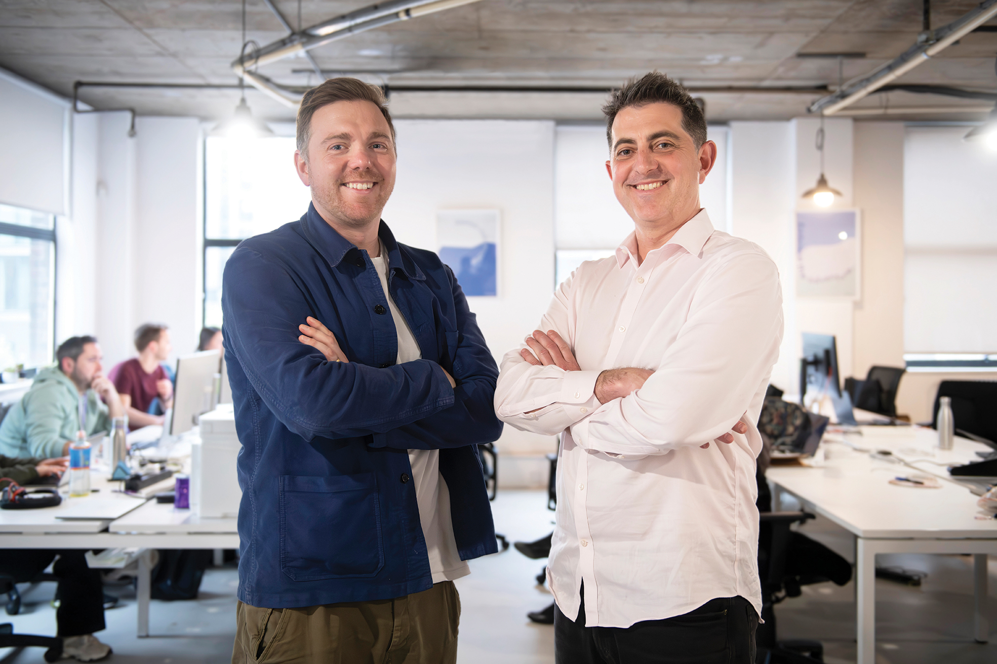 Dr Charles Armitage and Dan Blake, the founders of Florence, showcasing their commitment to improving staffing agency solutions with a neutral, user-friendly platform for health and care organisations.