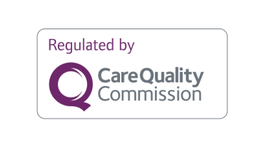 CQC logo – Regulated by the Care Quality Commission, ensuring high standards in care.
