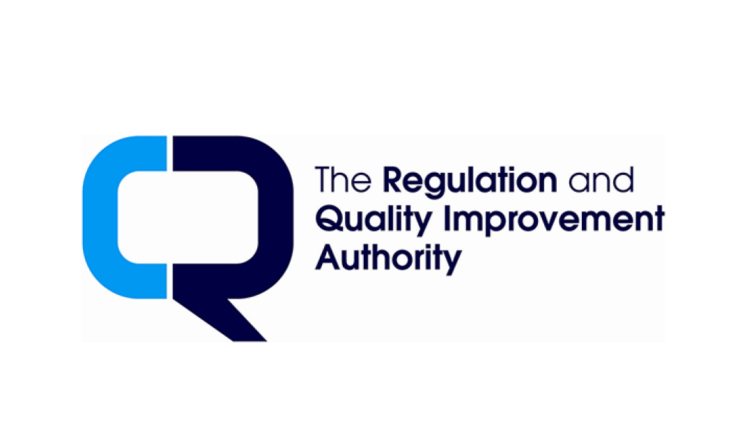 RQIA logo – The Regulation of Quality Improvement Authority (RQIA), overseeing care standards in Northern Ireland.